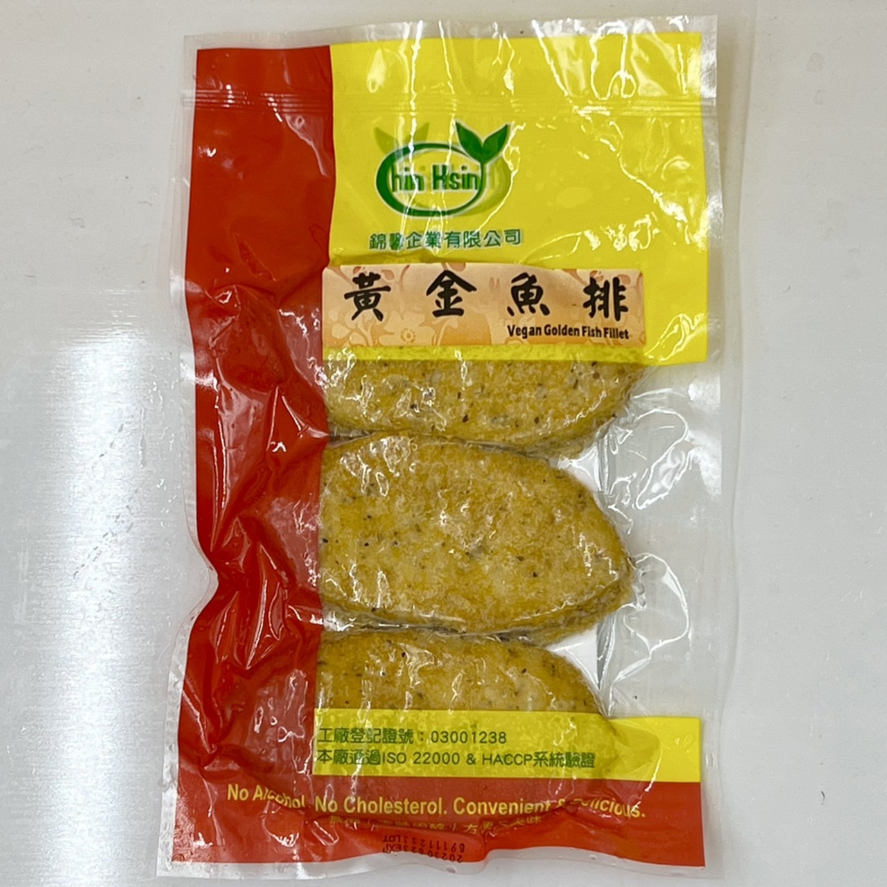 (錦馨)黃金魚排250g(全素)